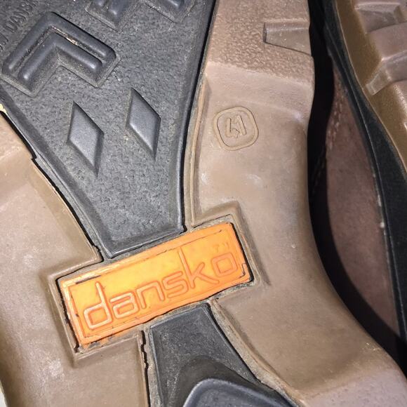 Dansko Brown Sport Brown Slip On Clogs 41 / 11 - Picture 7 of 8